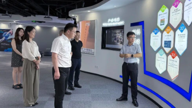 蕭山區(qū)區(qū)委副書記、政法委書記李軍一行蒞臨健培科技考察調(diào)研